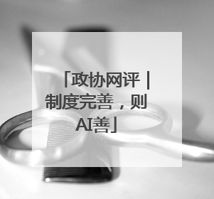 政协网评｜制度完善，则AI善